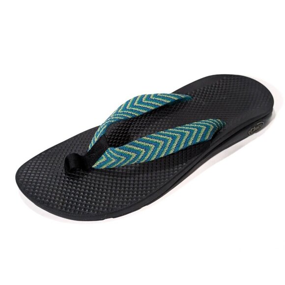 Chaco Eco Tread Teal Thongs Sandals Women's Sz 10
